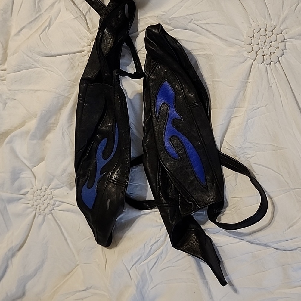 Leather His or Her due rags for bike riding